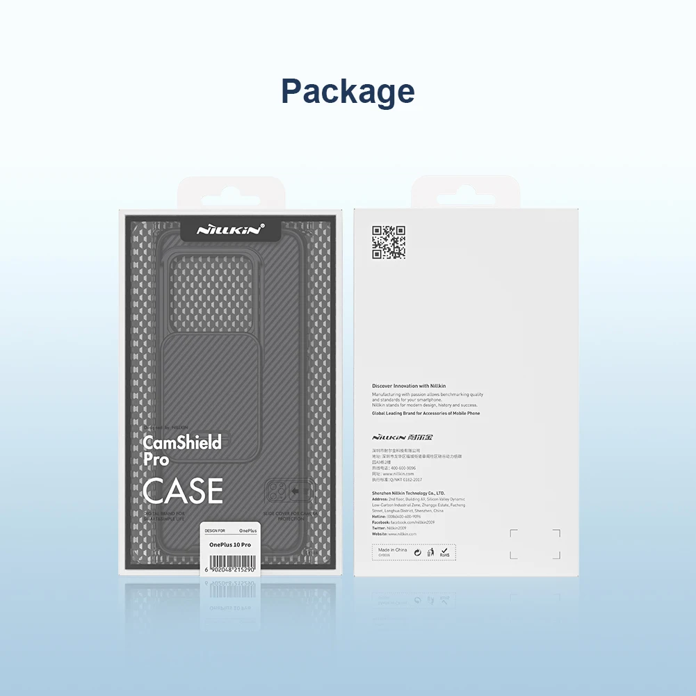 Nillkin CamShield Pro Case for OnePlus 10 Pro, with Slide Camera Cover Protector Hard PC+TPU Cover