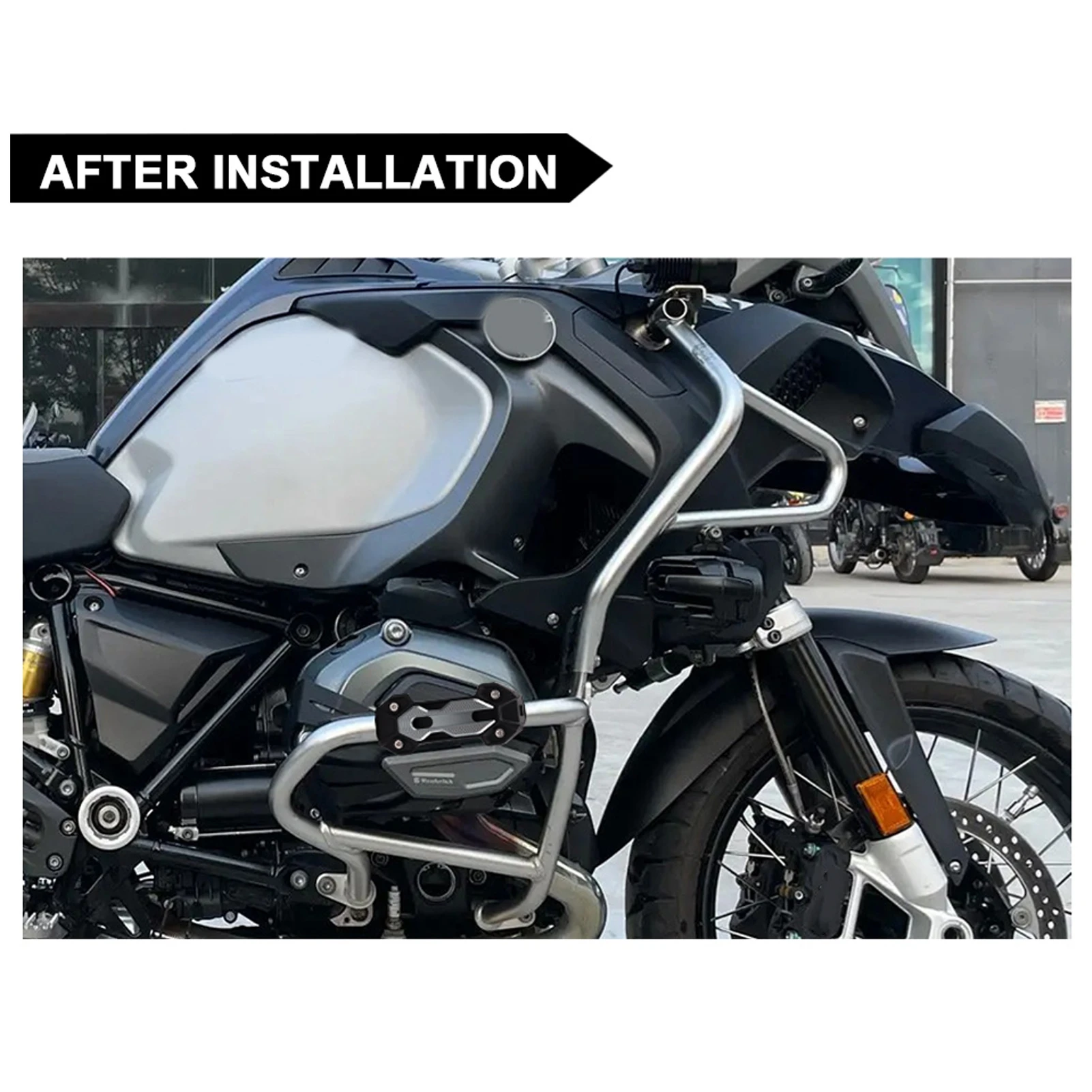 Общий мотоцикл диаметром 22/25 мм бампер с защитой от падения декоративный блок