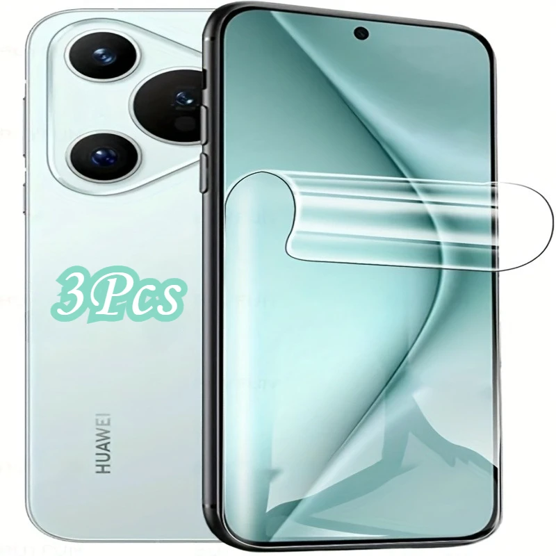 Фото 3 шт. гидрогелевая пленка для защиты экрана для Huawei Mate 70 Pro 70 ProPlus 60 RS 50 RS Mate 40 ProPlus 30E 20 Lite, устойчивая к царапинам пленка №1