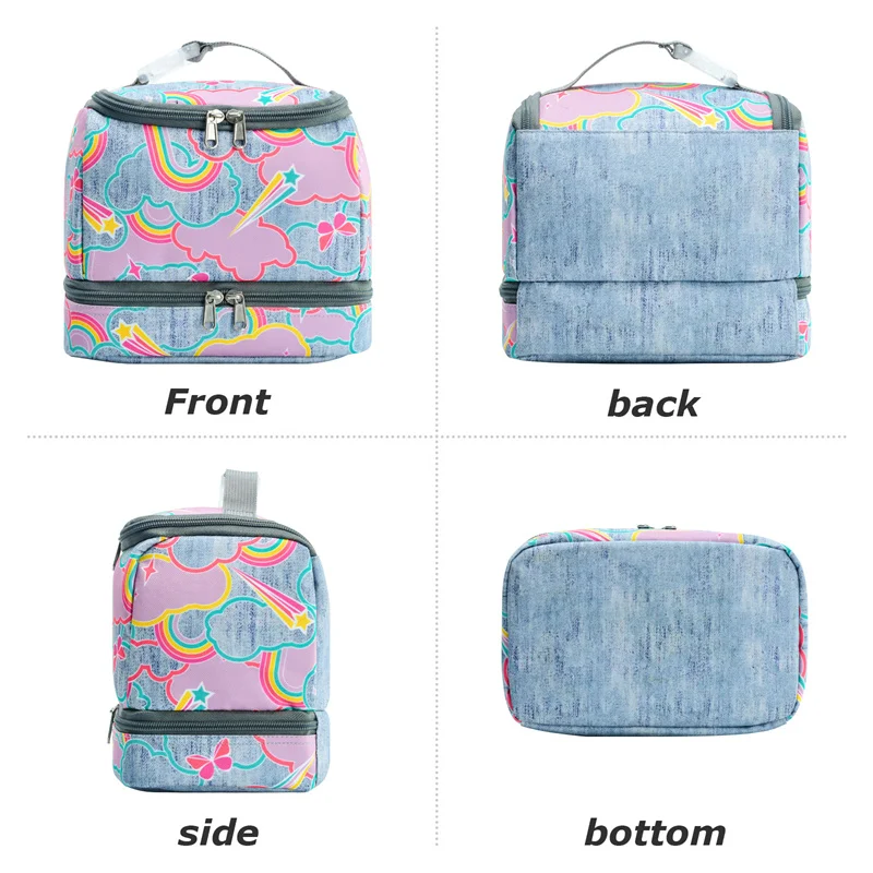 iFARADAY Lunch Box Girl Lunch Bag Insulated Thermal Lunch Bag Kids Children Cooler Handbags Box Picnic Bags Tote Bags Organizer