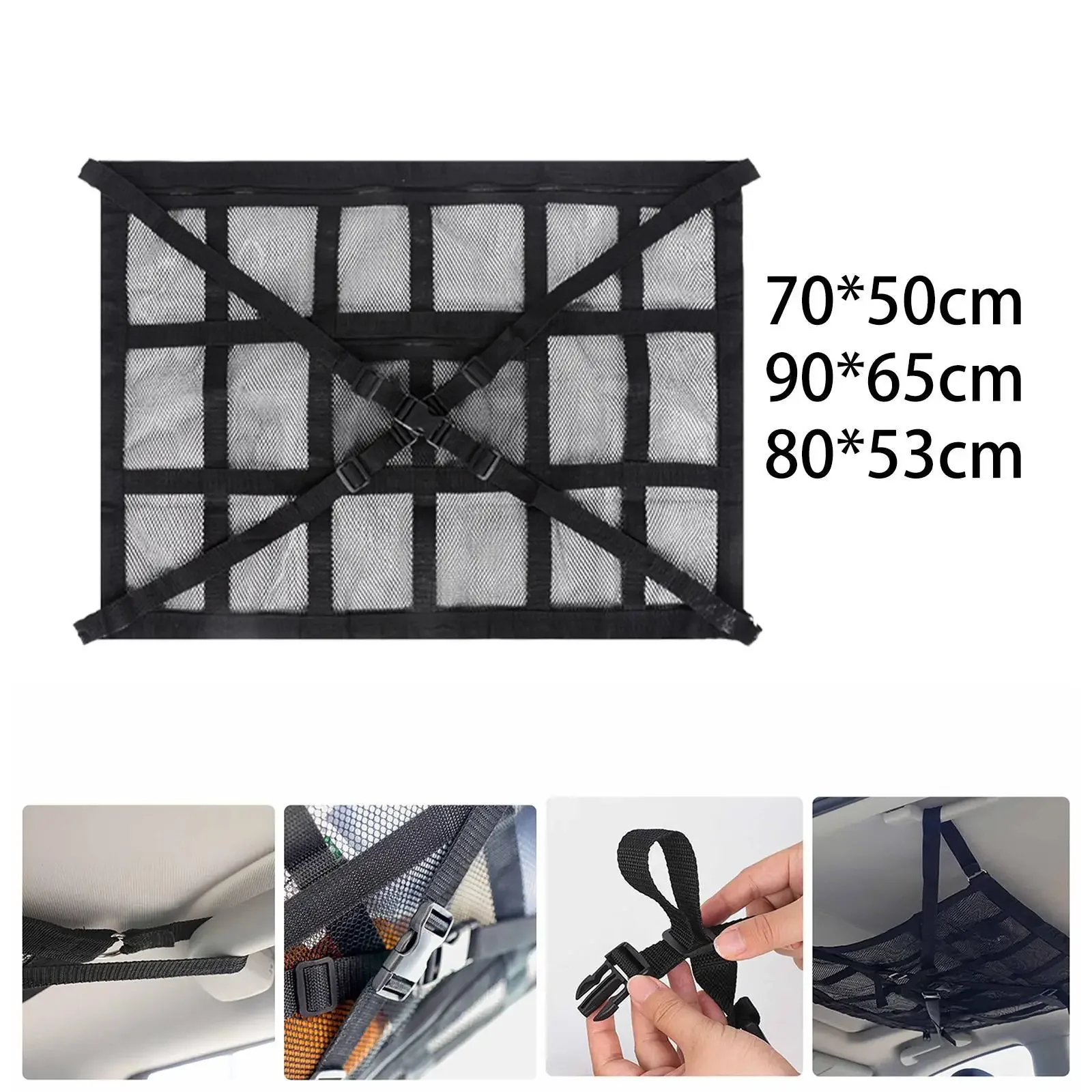 Автомобильная потолочная грузовая сетка, карман, прочная сетка для грузовика, органайзер для хранения на крыше автомобиля для грузовика, автомобильного фургона, длительного путешествия, путешествий