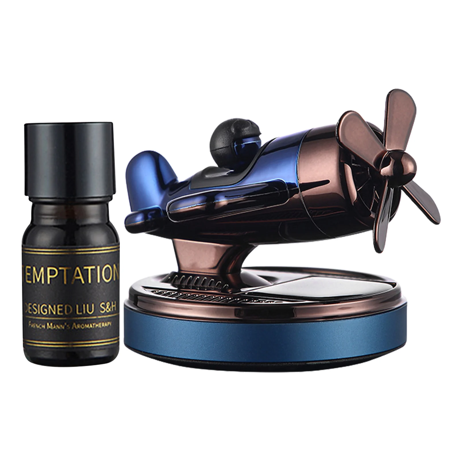 

Automotive Helicopter Cars Aromatherapy Decorative Diffuser Car Aromatherapy Diffuser Ornaments With Solar Energy Powered