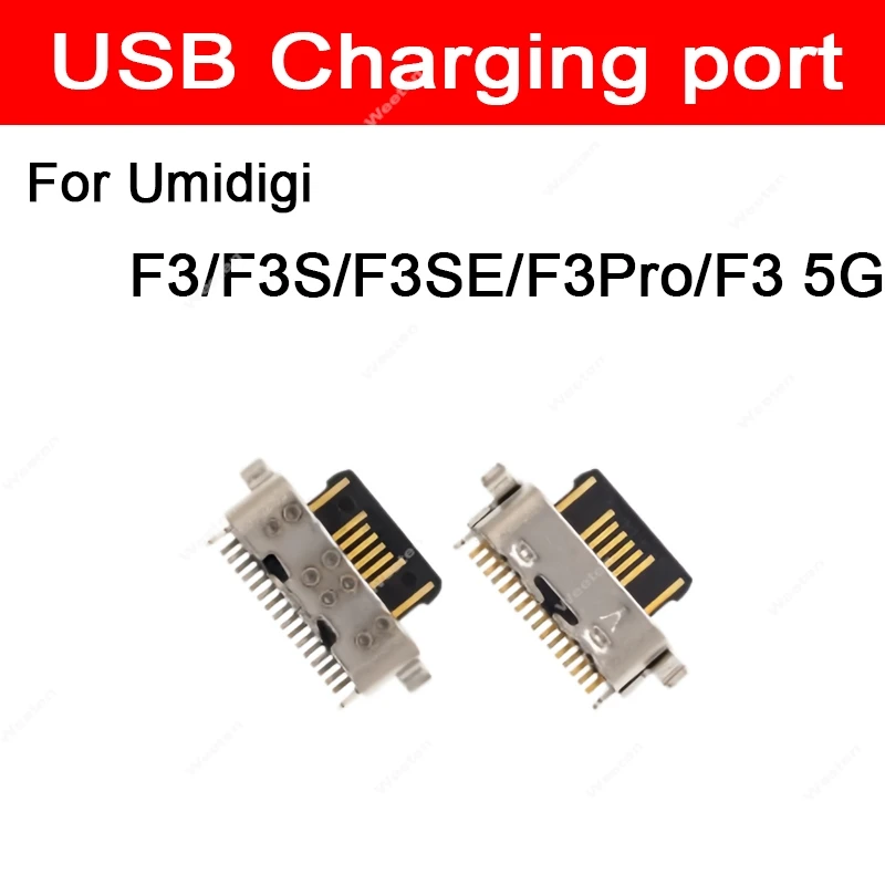 Фото Для Umidigi F2 F3 F3S F3SE F3Pro F3 5G A15A 15C A15T A7 Pro A9 Pro разъем USB Type-C для зарядки, мелкие детали. №3