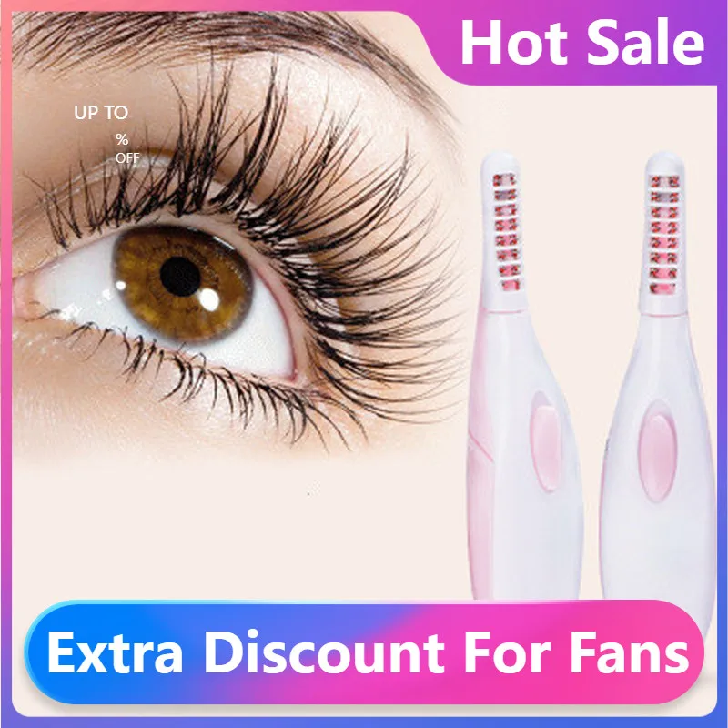 

Fashion New Eyelash Curler Heated Eyelashes Long Lasting Lash Lifting Accessories Ironing Lady Gift Curling Beauty Makeup Tool