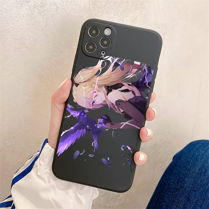 Игровой чехол для телефона Genshin Impact Project Huawei P Smart Z 2019 2021 P20 P30 Lite Pro P40 5G силиконовый