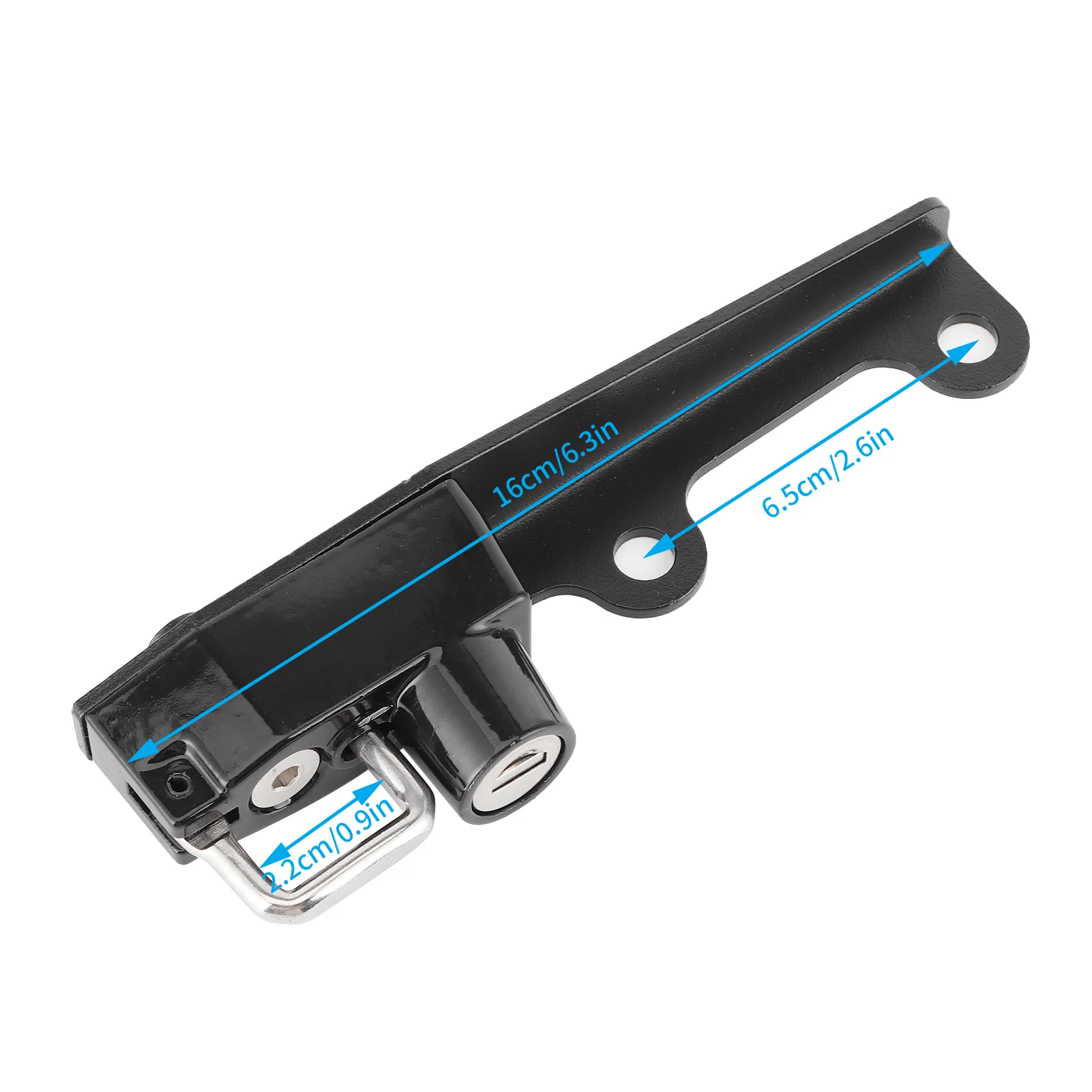 Противоугонный замок для шлема мотоциклетного из нержавеющей стали с 2 ключами