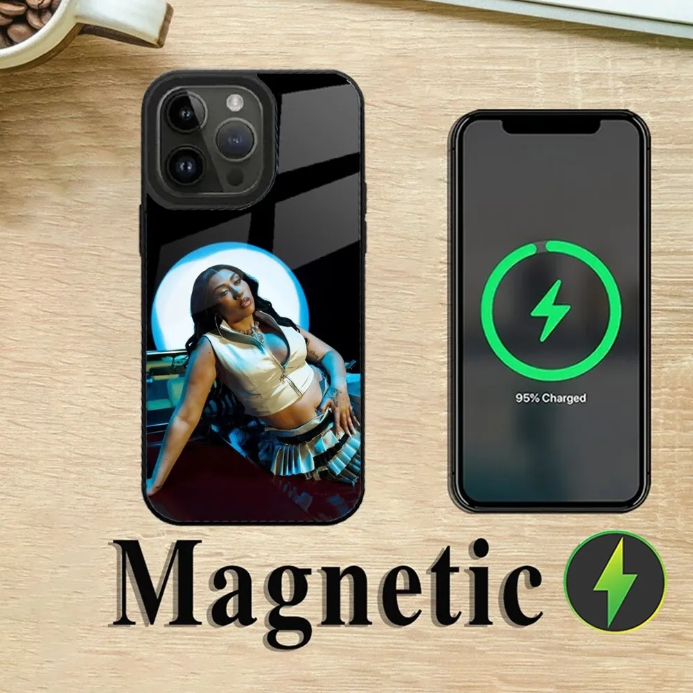 Чехол для телефона Singer Kali U-Uchis iPhone 16 15 14 13 12 11 Plus Pro Max Mini Magsafe с магнитной