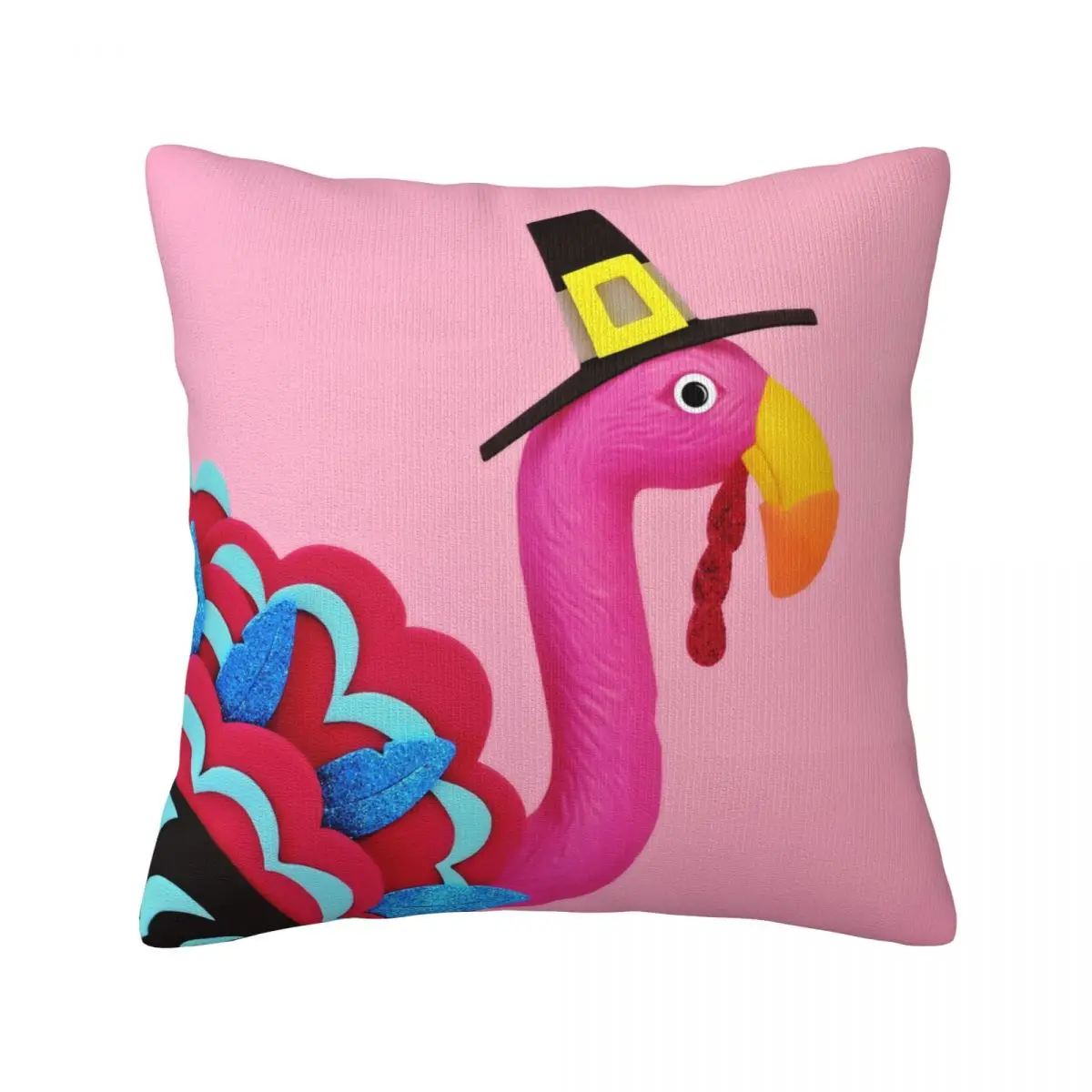 

Pink Flamingo Throw Pillow Cover Decorative Pillow Covers Home Pillows Shells Cushion Cover Zippered Pillowcase