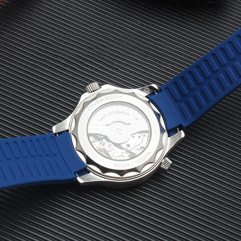 Силиконовый ремешок для наручных часов Seiko изогнутый сменный мужской браслет