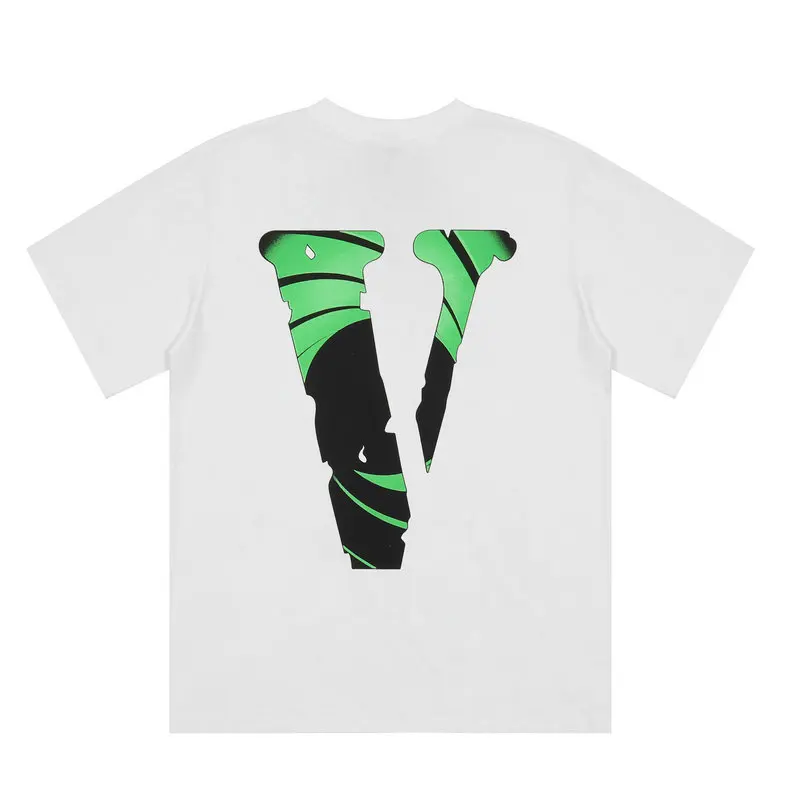 

Футболка VLONE Мужская/женская из натурального хлопка, брендовая уличная одежда из 100% хлопка, летняя рубашка в стиле Харадзюку, хип-хоп, с коротким рукавом, США