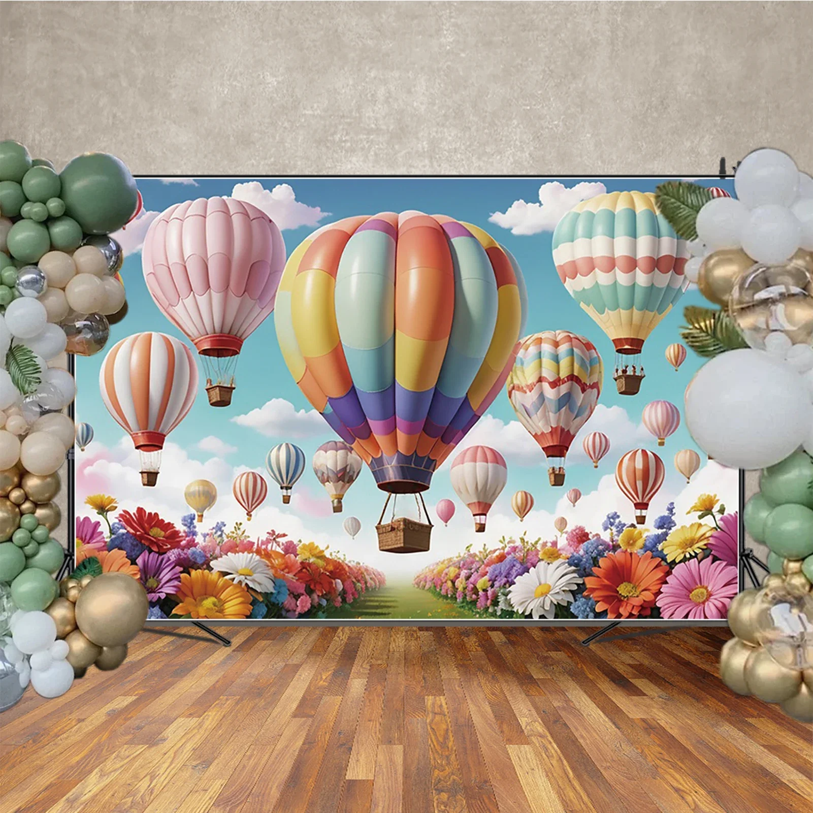 Фон для фотосъемки с воздушными шарами размеры в ассортименте