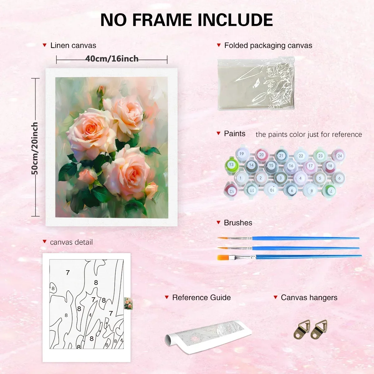 630842 Coloring By Number Kits For Adults Flowers Handpainted Diy Painting Home Decoration Gift