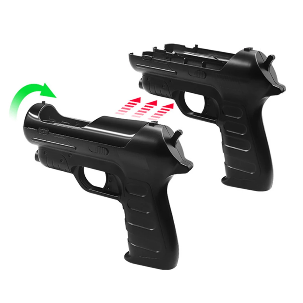 2pcs Creative Gun-butt Type Joystick Controller Attachment for Sony Playstation 4 PS3/PS4 VR MOVE Shooting Game Accessories - купить по