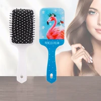 women large plate combs deer white horse pattern airbag anti static massage comb hair brush curly hair brush comb for hair