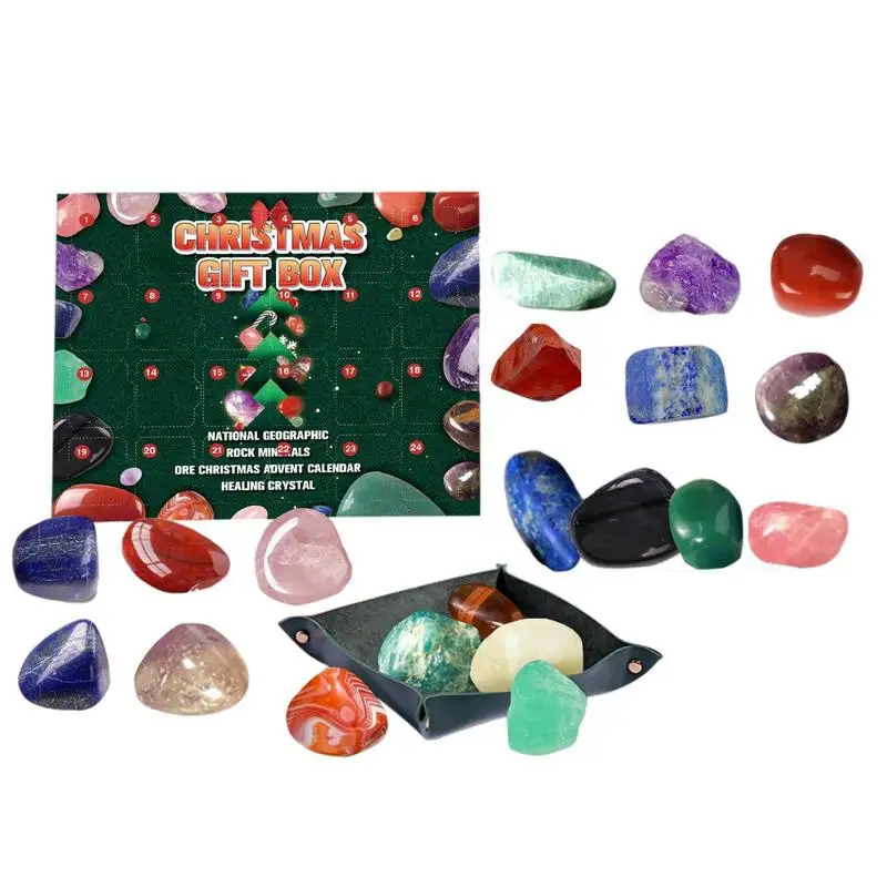 

Gemstone Advent Calendar 2022 Advent Calendar For Kids With 24 Gemstones To Open Each Day Perfect For Christmas Home Garden