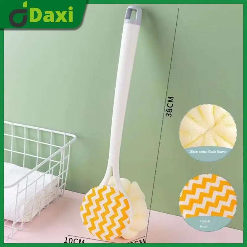 

Exfoliating Soft Hair Bath Brush Long Handle Mud Scrub Back Brush Massage Brush Back Ball Brush Body Brushes