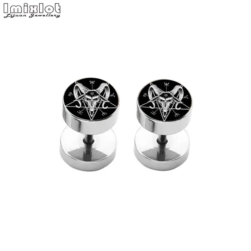 2 шт. серьги-гвоздики из нержавеющей стали