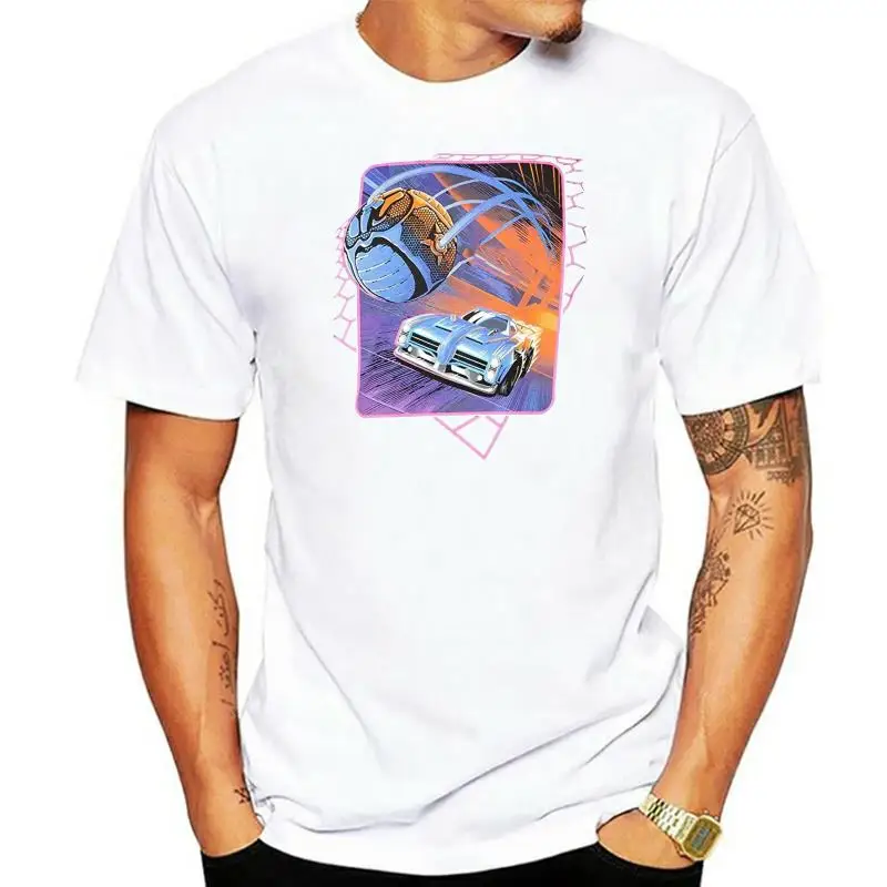 

Rocket League Men Neon Cover Premium Cotton T-shirt Personalized T Shirt Custom T Shirt