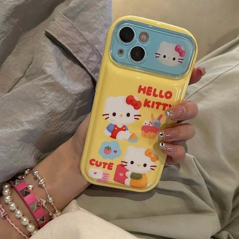 Мягкий мультяшный чехол Sanrio Y2K для iPhone 15 14 13 Pro Max 11 12 XR XS MAX