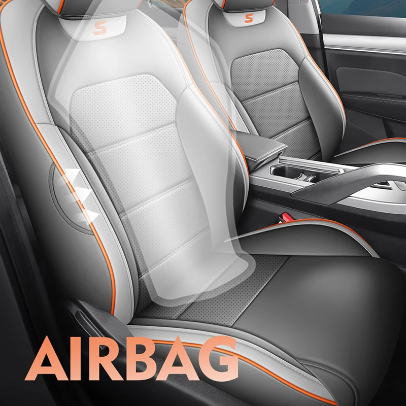 Фото Для Geely Coolray 2021-2025 (BinYue SX11) – Комплект чехлов на сиденья с полным покрытием, водонепроницаемые, устойчивые к царапинам, всесезонные №5