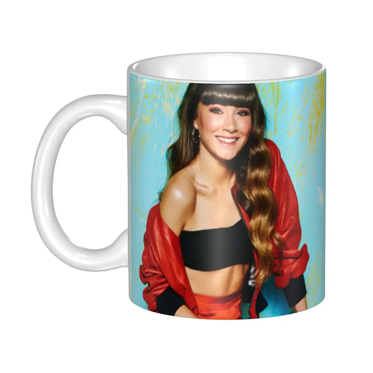 

Sexy Aitana Coffee Mugs DIY Custom Spanish Music Singer Ceramic Tea Milk Mug Outdoor Work Camping Beer Cups