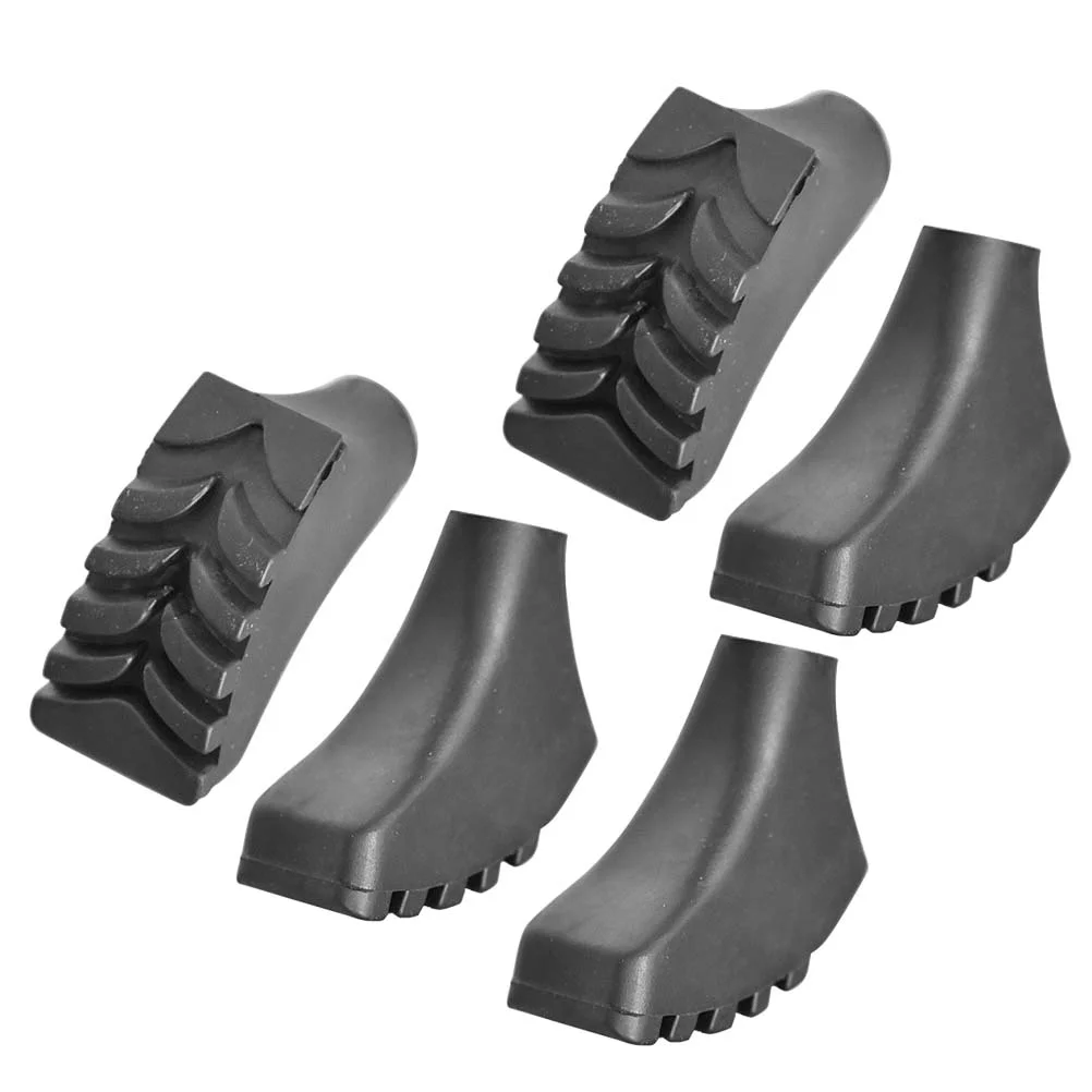 

Foot Crutch Pad Pole Trekking Tips Anti Skid Cane Cover Hiking Tip Protector Walking Stick Poles Replacement Bottoms Sleeve Pads