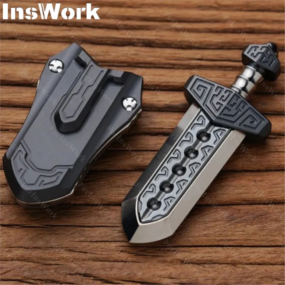 АКЦИЯ WANWU Taia Sword Oil Slick Циркониевый механический магнитный слайдер Металлические