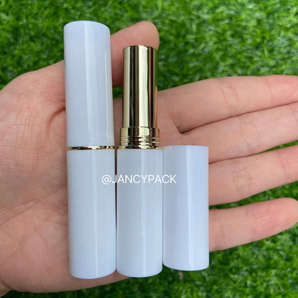 Фото 3G косметический пустой блеск для губ Chapstick, тюбик для бальзама с крышками, тюбик для блеска для губ, красочные пустые косметические контейнеры, индивидуальный логотип №5