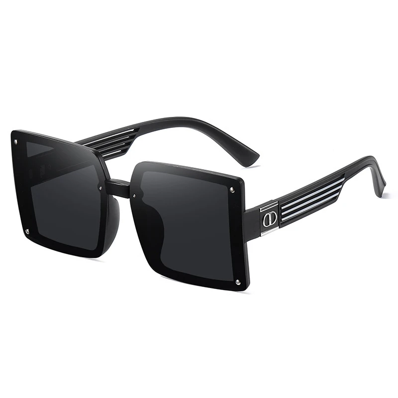 Модные большие брендовые квадратные женские поляризационные солнцезащитные