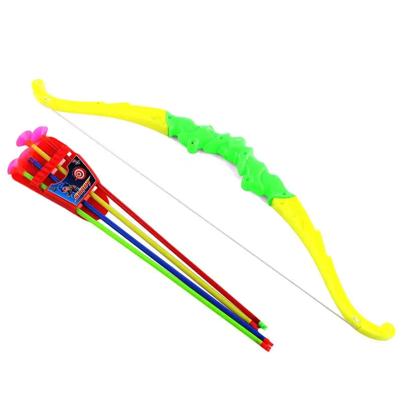 

Игрушки для стрельбы на открытом воздухе для детей, пластиковый лук, 4 шт., стрела, игрушка, безопасная мягкая стрела из ЭВА, Спортивная разви...