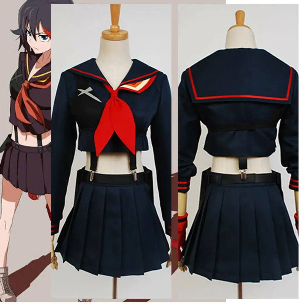 

KILL la KILL Cosplay Ryuko Matoi Cosplay Costume Girls Party Dress Halloween Carnival Cosplay Costumes