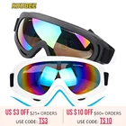 Противотуманные лыжные очки ярких цветов Профессиональные ветрозащитные X400 УФ-защитные очки для катания на коньках