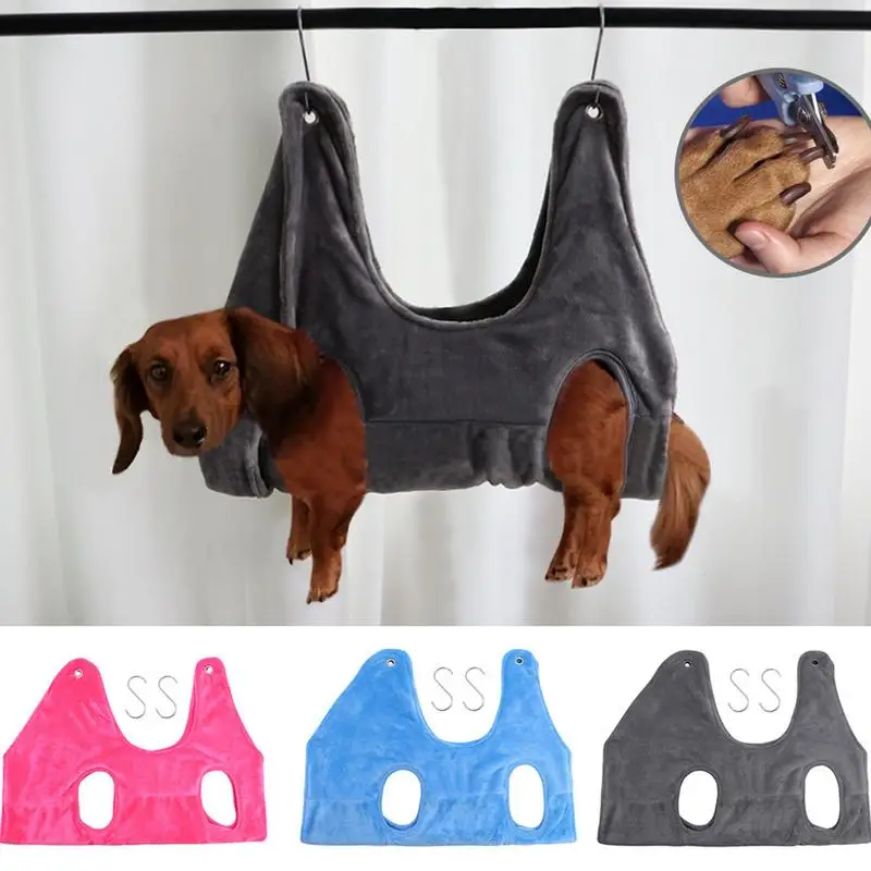 

Гамаки для груминга домашних питомцев, удерживающая сумка для щенков, собак, кошек, зажим для ногтей, сумка для купания, слинг для ухода за питомцами