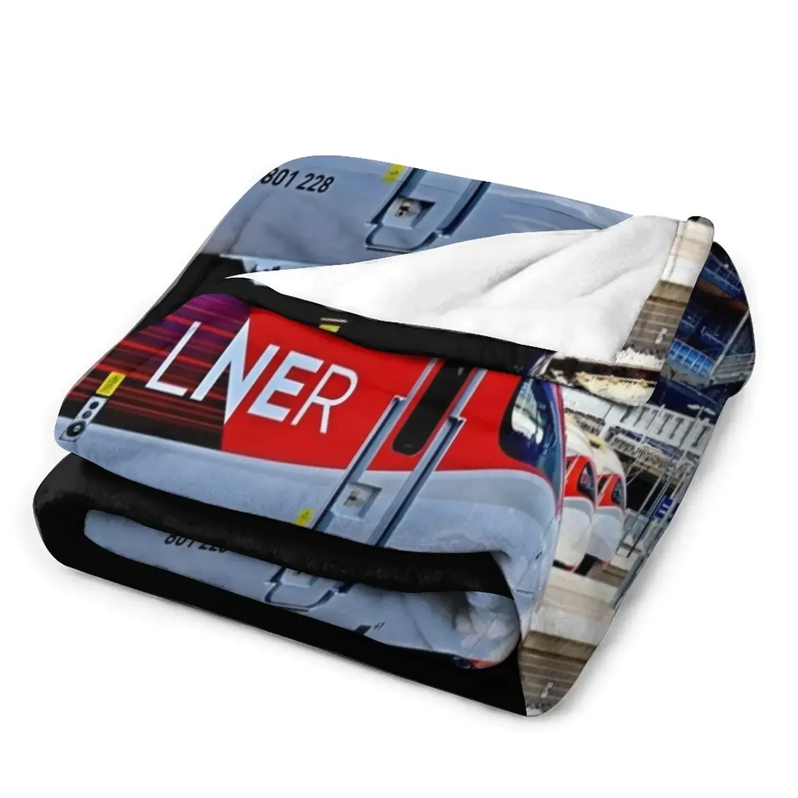 Высокоскоростные поезда LNER Azuma 801 декоративное одеяло King's Cross Station