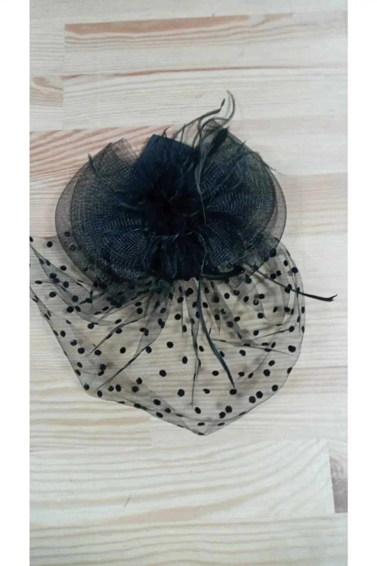 

Black Vualet Wedding Hat henna bride veil welon