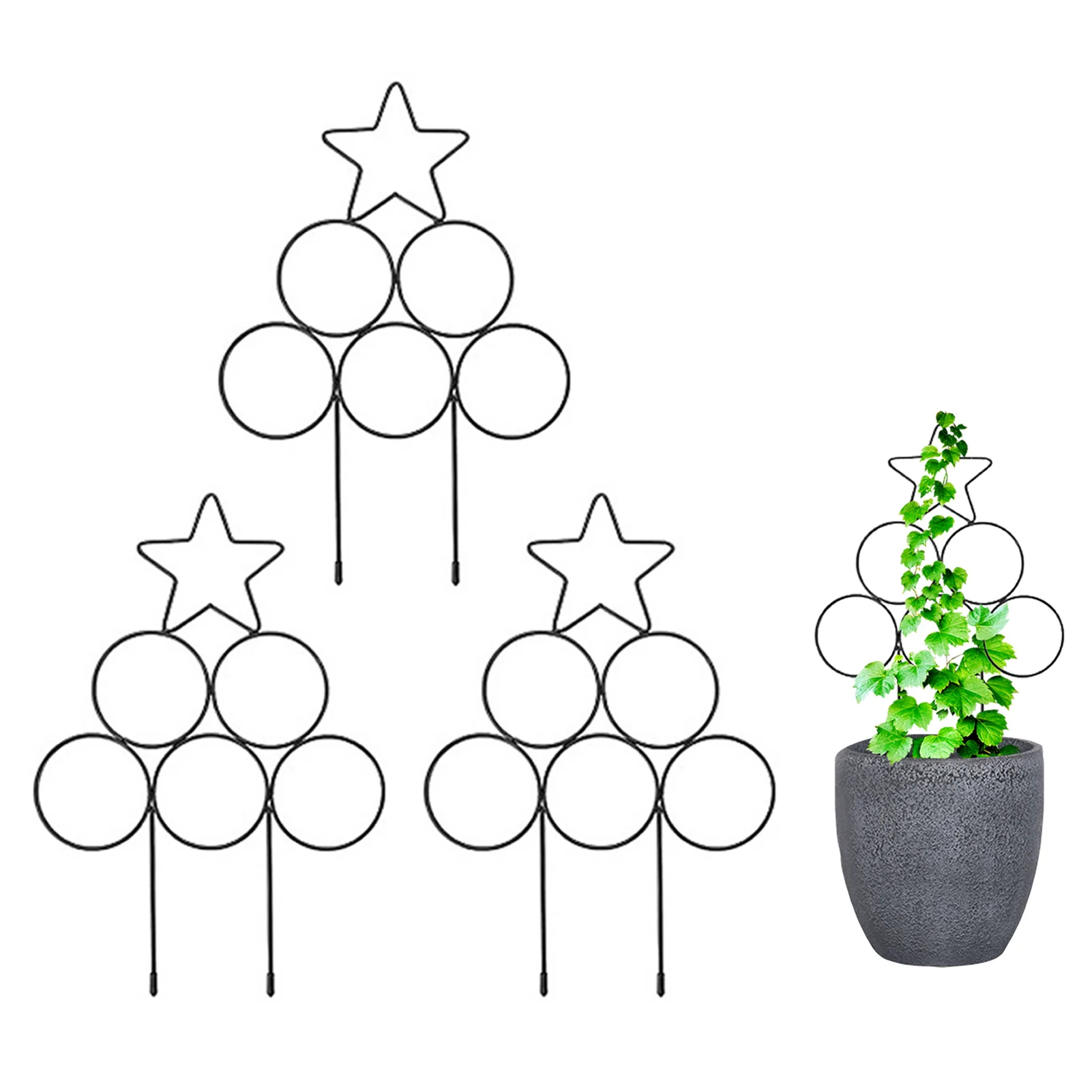 

Рама для поддержки растений, прочная креативная стойка для садового выращивания, подъема винограда, декоративные садовые инструменты для ц...