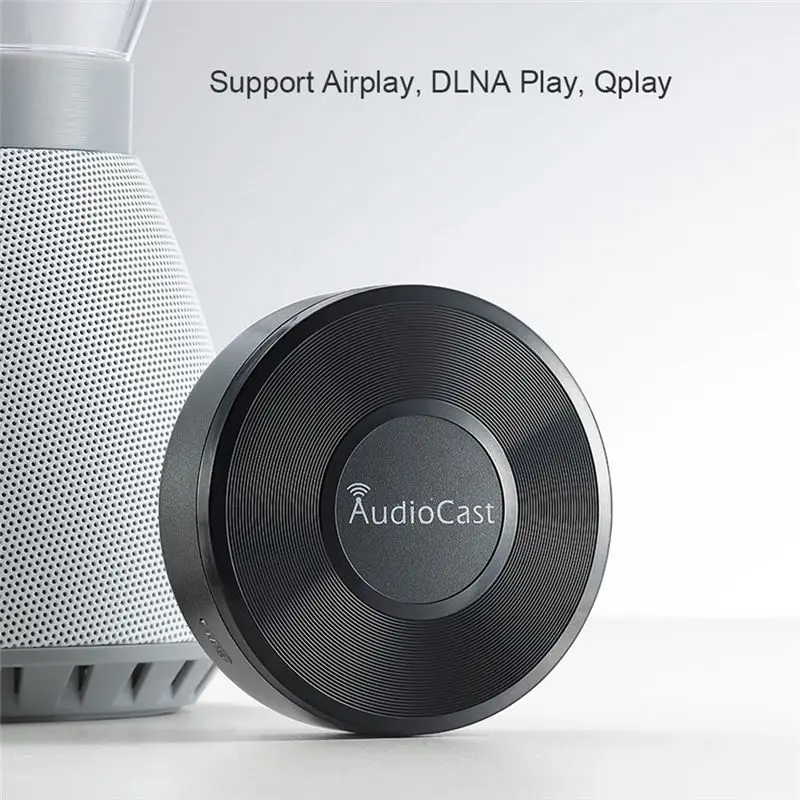 Фото Беспроводной Wi-Fi музыкальный аудиоприемник-стример ABIJ Audiocast Ieast Play M5 DLNA для Airplay, аудиоадаптер для многозонального потокового вещания, Dura №5