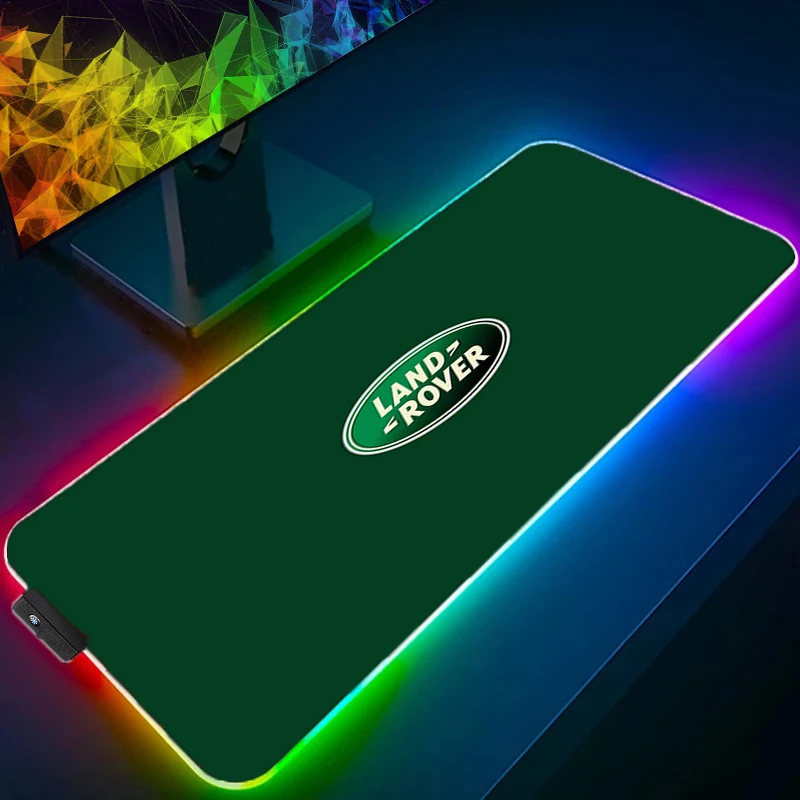 

Land Rover Car 900X400mm RGB Mouse Pad Anime Gaming Mousepad LED Mause Pad Gamer Accessories Mouse Carpet PC Desk Mat Backlit