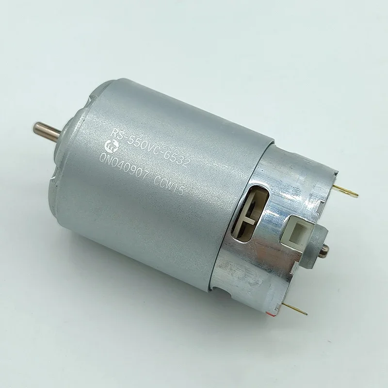 Фото Высокоскоростной электродвигатель Mabuchi RS-550VC-6532 CCW15 DC 12V 14.4V 18V 21000 об/мин для электроотверток, дрелей и садового инструмента №4