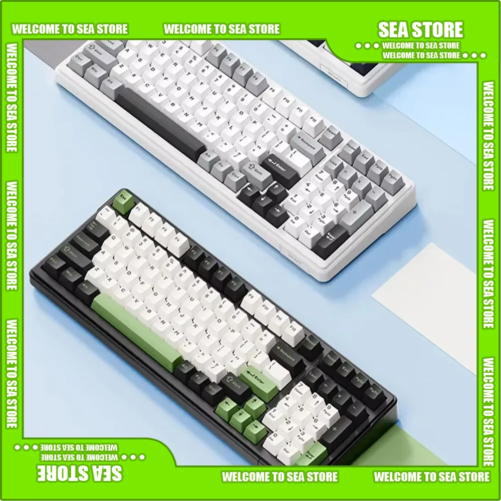 AULA F99 Механическая клавиатура Starry Cloud беспроводная Bluetooth проводная 3 режима RGB с