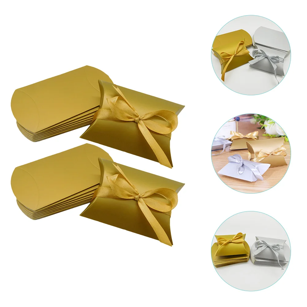 

Boxes Gift Candy Box Small Pillow Christmastiny Favor Goodie Presents Little Bagmacaron Cube Jewelry Wedding Cake Containers