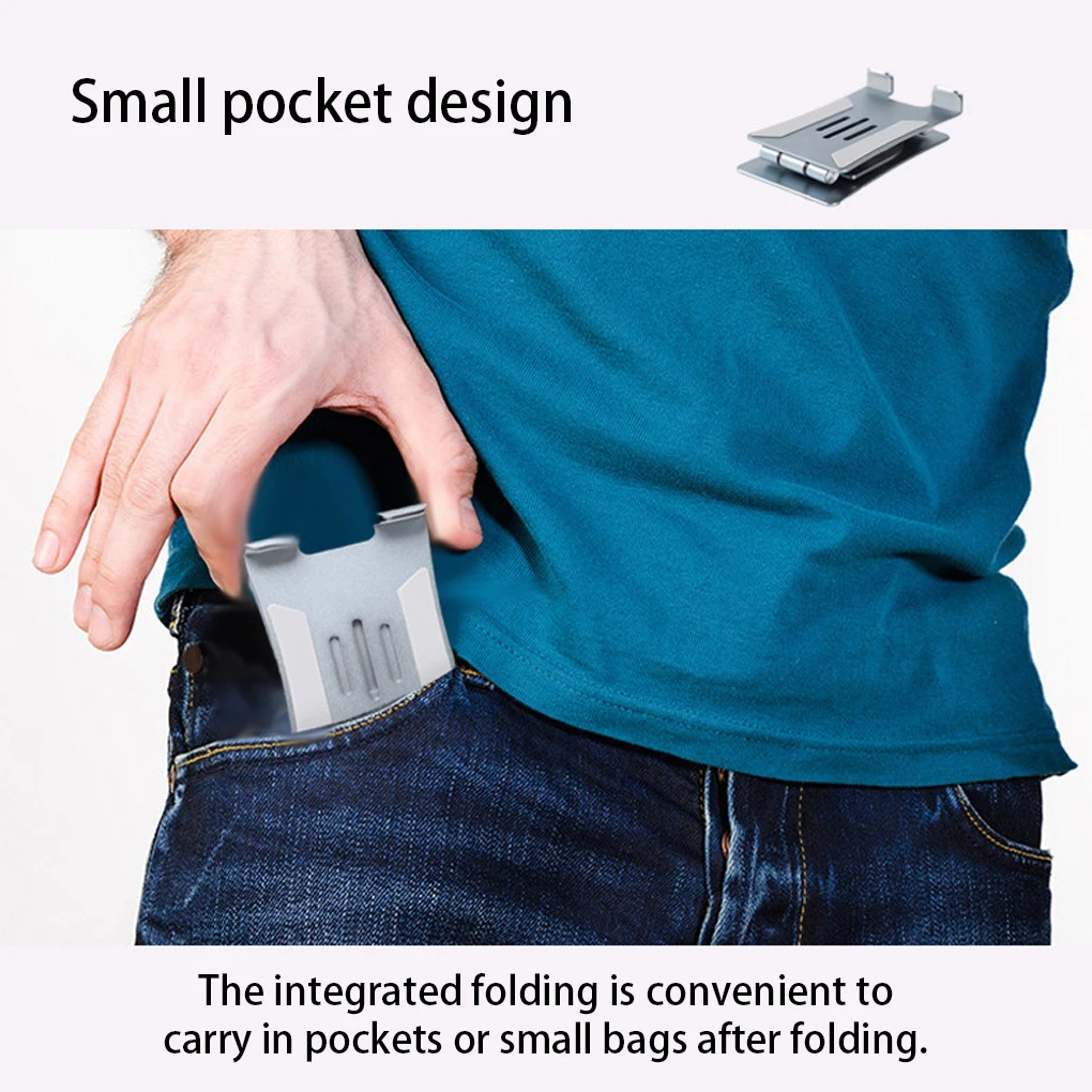 

Phone Holder Home Office Folding Tabletop Desk Cellphone Stand Fixator