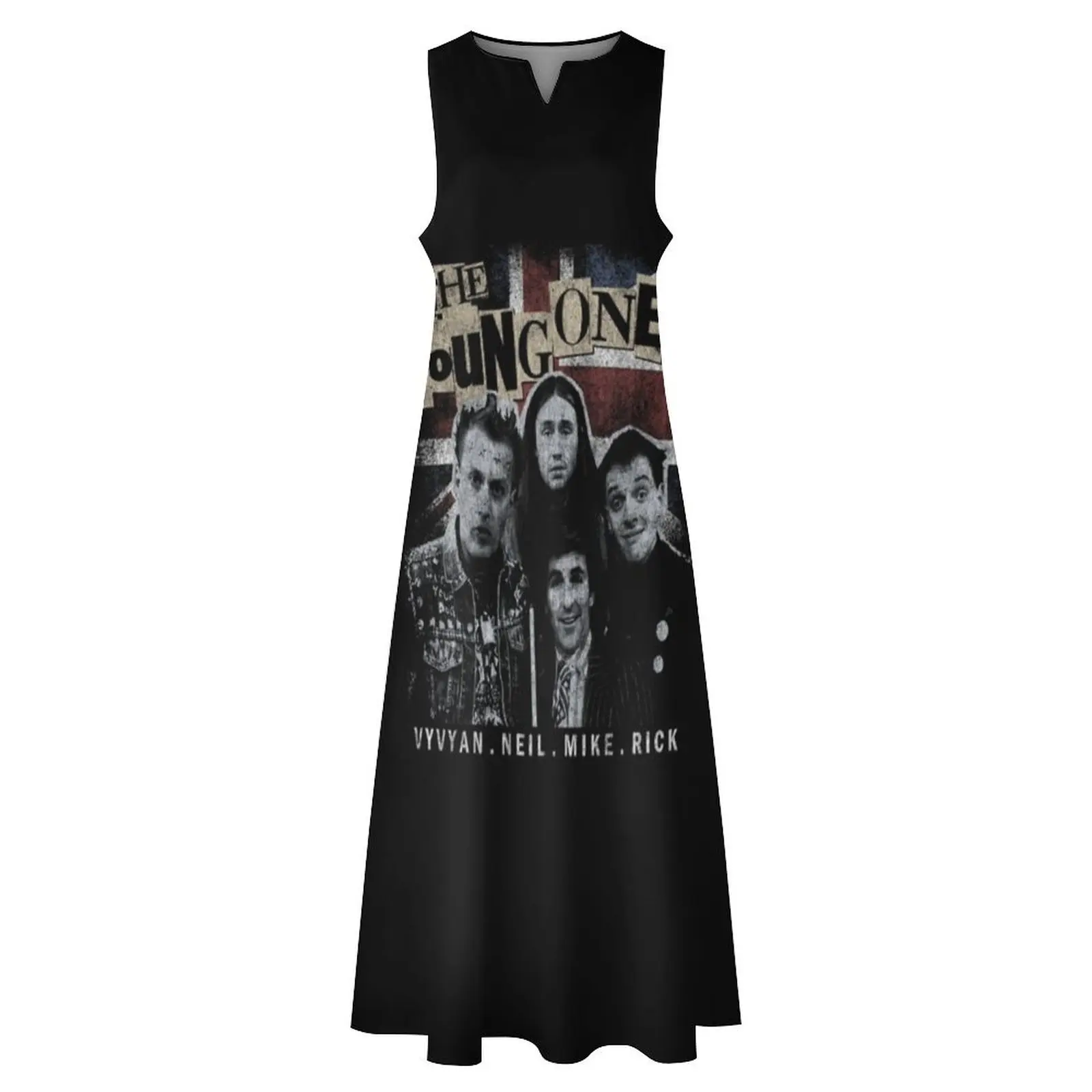 The Young Ones Vyvyan ублюдок комедийное винтажное длинное платье одежда для женщин