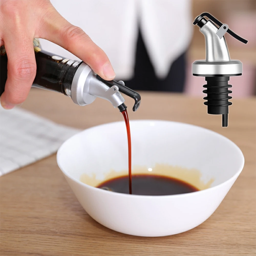 

3Pcs Sauce Boats Olive Oil Sprayer Wine Liquor Dispenser Rubber Plug Leak-Proof Bottle Stopper BBQ Accessories Kitchen Gadget