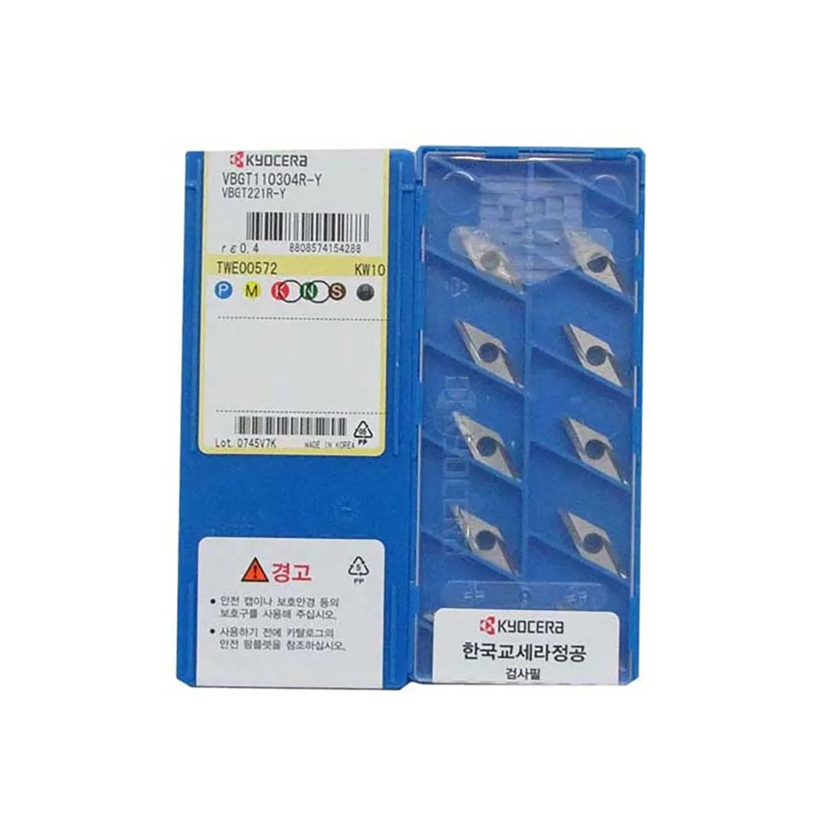 

Kyocer a 100% Original VBGT VBGT110304R VBGT110301R VBGT110302L VBGT110302R VBGT160402R Y KW10 Turning Inserts