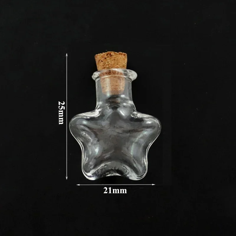 

Маленькие стеклянные бутылочки с пробкой