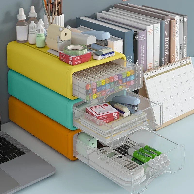 

Drawer Type Desk Organizer Visible Pen Holder Stationery Storage Office Accessories Supplies Home Office Desk Accessories