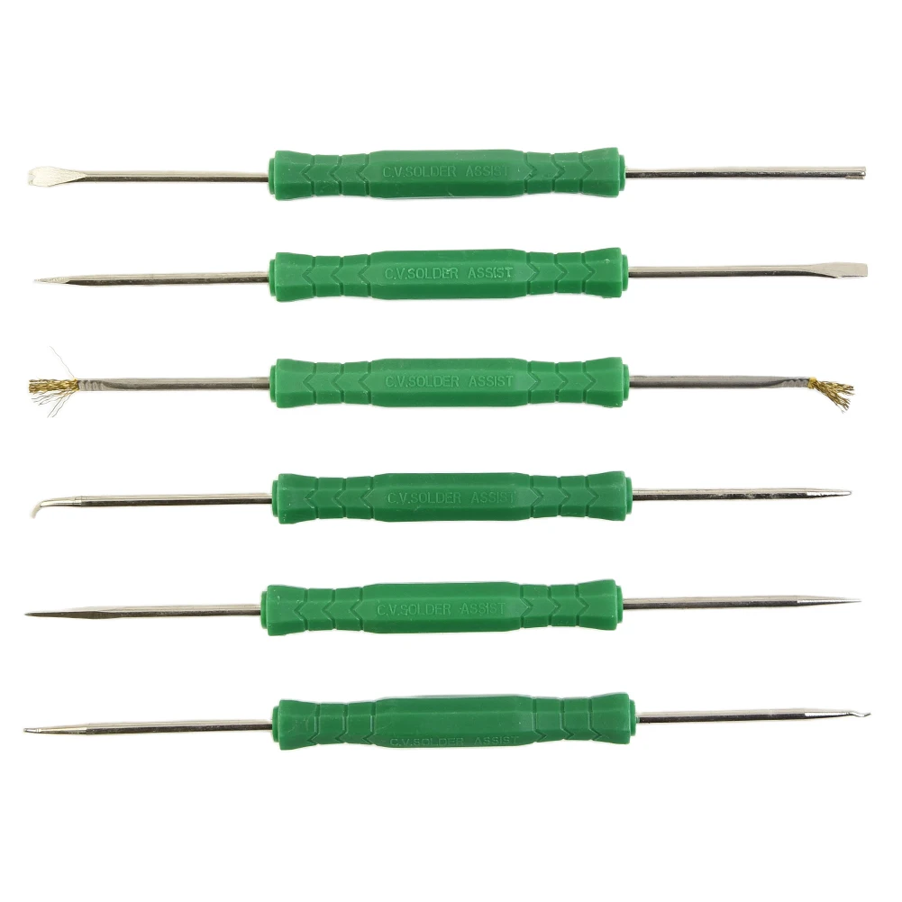 

6pcs Double-head Desoldering Aid Tool Circuit Board Soldering Welding Auxiliary Tools PCB Cleaning Repair Tools