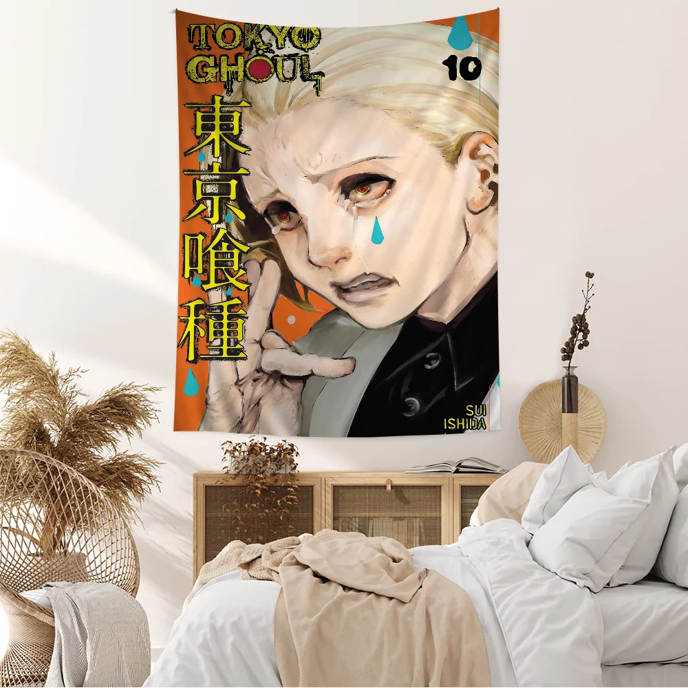 Аниме T-Tokyo G-Ghoul Гобелен Подвесной Таро Хиппи Настенные Коврики Общежитие