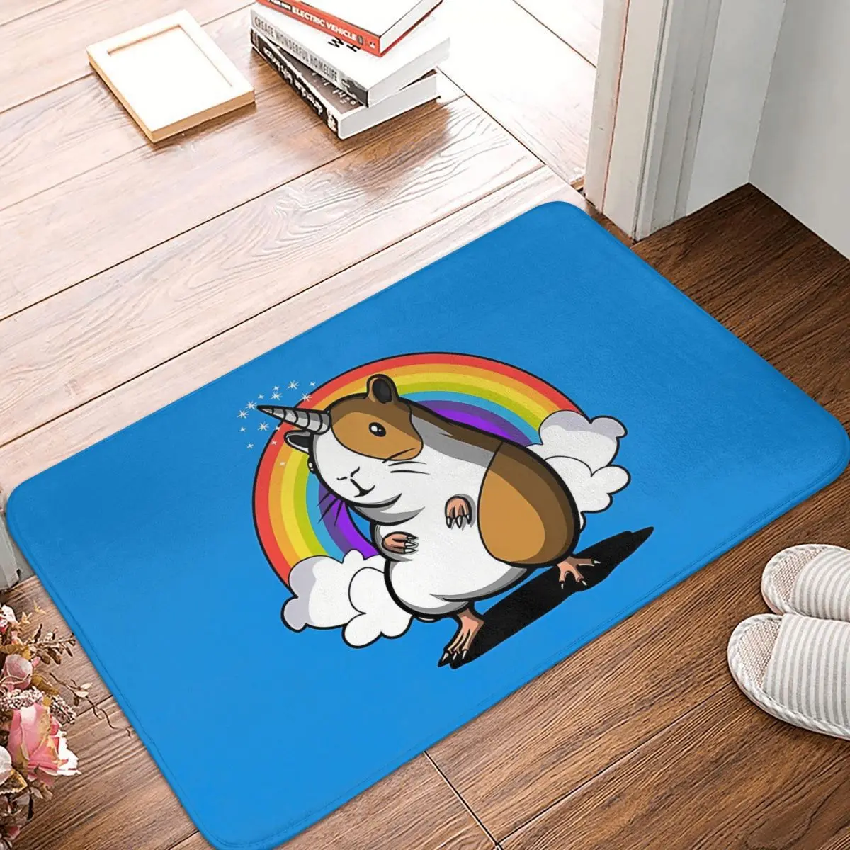 

Guinea Pig Cavia Porcellus Bathroom Non-Slip Carpet Unicorn Living Room Mat Entrance Door Doormat Home Decoration Rug